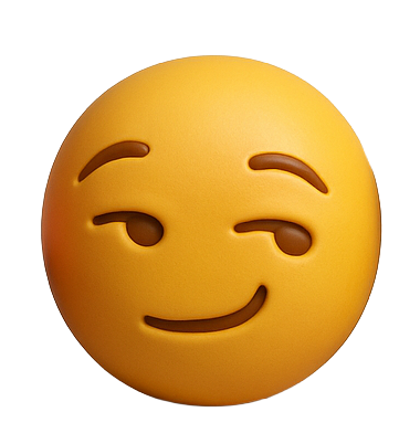 Smirk emoji